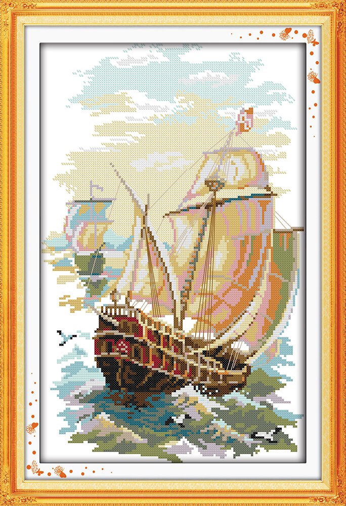 The sails ũν Ƽġ ŰƮ Ʈ ٴٿ aida 14ct 11..